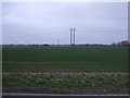 Farmland and power lines