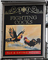 Sign for the Fighting Cocks, Durham