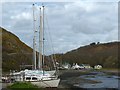 SM8024 : Yachts beside the River Solva at low tide by Robin Drayton