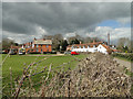 Ominous clouds over Ufford