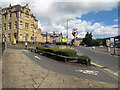 Short cycle lane, Oxford Road, Halifax