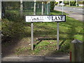 TG1909 : Larkman Lane sign by Geographer