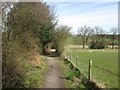 Bridleway towards Brandon Hall