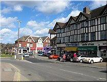 TQ3324 : Shops, Perrymount Road, Haywards Heath by Simon Carey