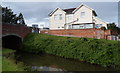 Canal side of the Acorns Lodge Hotel, Bridgwater