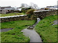 Ogney Brook flows across a ford, Llantwit Major 