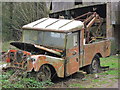 TQ7518 : Abandoned Land Rover, Wood's Farm by Oast House Archive