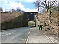 Stoneclough Road railway bridge at Kearsley