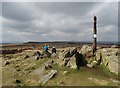 SK2484 : At Stanedge Pole on Easter Sunday 2015 by Neil Theasby