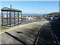 Bus shelter on the A487