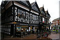 Nantwich: half-timbered buildings on the Square