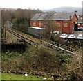 Heart of Wales line towards Pontarddulais railway station