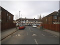 Northway Road at the junction of Davidson Road