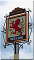 SP2143 : Pub sign, Red Lion, Ilmington by John Brightley