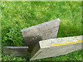 SK6929 : Hickling Churchyard - Belvoir Angel headstone by Alan Murray-Rust