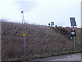 Railway embankment by Forest Drive