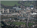 Kew Green and Kew Bridge from the air