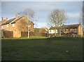 Rear view of housing by Totland estate