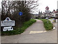 Northern boundary of Winchcombe ancient Saxon borough