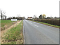 TM0565 : Entering Bacton on the B1113 Finningham Road by Geographer