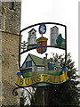 Burstall village sign (detail)