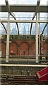 Crystal Palace station: the lines towards London Bridge during the reinstatement of the roof