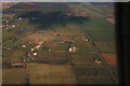 Ridge and furrow grassland between Osgodby and the A1103 (Top Road): aerial 2015