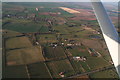 Ridge and furrow grassland between Osgodby and the A1103 (Top Road): aerial 2015 (2)