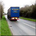 Tim Murphy Transport Abercarn lorry heads towards Llantwit Major