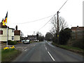 TM0669 : B1113 Station Road, Finningham by Geographer
