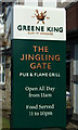 Sign for the Jingling Gate, Westerhope