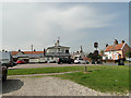 The Rose pub from the village hall car park