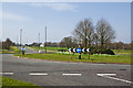 The roundabout between Blackcap Road and Dipping Brook Avenue