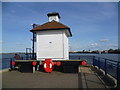 TQ5178 : Old railway buffers at the end of Erith Pier by Marathon