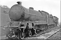 SK4799 : Ex-Great Central 4-6-0 at Mexborough Shed, 1949 by Ben Brooksbank