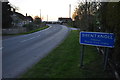 East Brent : Burton Row & Brent Knoll Sign