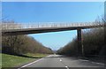 Footbridge over the A30 near Okehampton