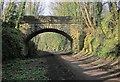 SE3948 : Bridge over disused railway near Wetherby by Derek Harper