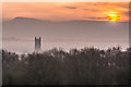SO5074 : Towards Ludlow at sunrise by Ian Capper