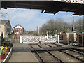 SD7916 : Level crossing at Ramsbottom Station by John Slater