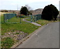 Western entrance to The Green Community Garden, Penrhys