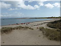 Dinghies on the beach