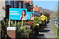 Conservative campaign signs, Victoria Drive