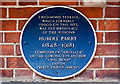 Bournemouth Blue Plaques: No. 25 - Hubert Parry