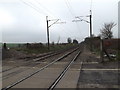 TM0462 : Railway at the former Haughley Railway Station by Geographer