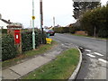 TM0362 : Station Road & Windgap Lane Victorian Postbox by Geographer