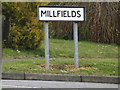 Millfields sign