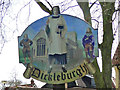 Dickleburgh village sign (detail)