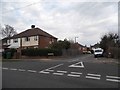 Hare Crescent at the junction of High Road, Woodside