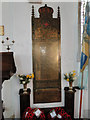 The war Memorial at Pulham Market church